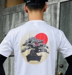 画像1: オリジナルTシャツ Ver.2 黒松 【カラー：ホワイト】